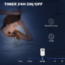 Condizionatore Portatile 750W 33x28x70,4 cm con 5 Modalità e 2 Velocità Bianco