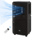 Condizionatore Portatile 950W 33x28x70,4 cm con 5 Modalità e 3 Velocità Nero