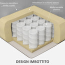 Poltrona Alzapersona Elettrica Massaggiante a 8 Punti 1 Motore 94x96x106 cm in Microfibra Grigio