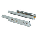Guide a Scomparsa Silver per Cassetti ad Estrazione Totale P250 Zincato Bianco Acciaio Emuca