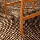 Set Tavolo e 2 Sedie con Cuscini da Giardino in Legno di Pino Naturale