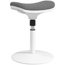 Sgabello Ergonomico e Imbottito ad Altezza Regolabile  41,5x41,5x51,5-71,5 cm con Inclinazione a 5° Grigio