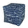 Pouf Puff Pouf Cube 40x40x40cm Big City Bleu Avalli