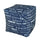 Pouf Puff Pouf Cube 40x40x40cm Big City Bleu Avalli