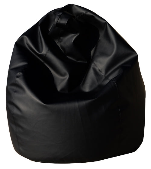 Fauteuil poire en similicuir noir Avalli online