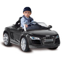 Macchina Elettrica per Bambini 6V con Licenza Audi R8 Nero