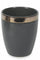 Lot de 6 Verres à Eau en Grès 330 ml Villa d'Este Home Tivoli Gris Foncé Naima