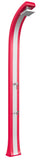 Mitigeur de douche de jardin et lave-pieds Arkema Spring Plus Bande Inox Rouge
