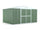 Cabane de jardin en tôle d'acier porte-outils 403x269x217 cm Enaudi Vert