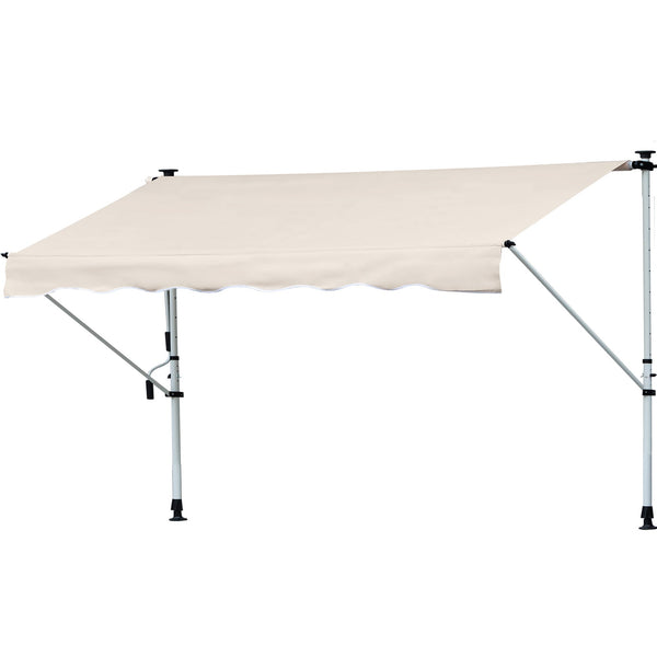 Auvent Enroulable Autoportant Blanc 4x1,2m online