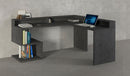 Scrivania Angolare a Giorno 181x160x60x92,5h cm Esse Report Grigio  