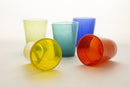 Set 6 Bicchieri Ø8x10 cm in Vetro Villa d'Este Home Tivoli Cancun Satin Multicolor