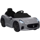 Macchina Elettrica per Bambini con Licenza Maserati Gran Turismo Folgore 12V Grigio   