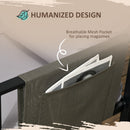 Set Salotto da Giardino Divano Angolare e  Tavolino in Acciaio Grigio e Nero