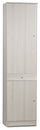 Armoire 2 Portes 1 Tiroir 46x183x34 cm Eucalyptus