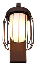 Applique da Esterno Attacco E27 in Alluminio Pressofuso Ruggine