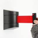 Tendinastro da Parete 5 m con Clip di Chiusura Nastro Rosso