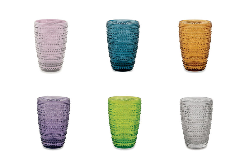 Set 6 Bicchieri Alti Ø8,5x12,5 cm in Vetro Villa d'Este Home Tivoli Spritz