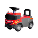 Camion dei Pompieri Cavalcabile 60x28x40 cm per Bambini Scania Rosso 