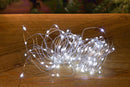Set 4 Mini Luci di Natale 100 Led 10 Metri Uso interno 