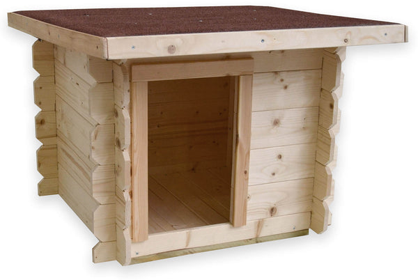 Niche pour chien d'extérieur 77x60xh64 cm Laila en bois naturel online