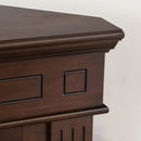 Camino a Bioetanolo da Pavimento ad Angolo 110x63x102 cm Ford Marrone