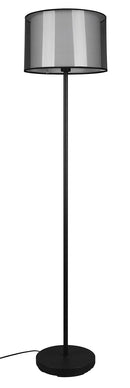 Piantana da Interno Attacco E27 in Metallo Nero Opaco