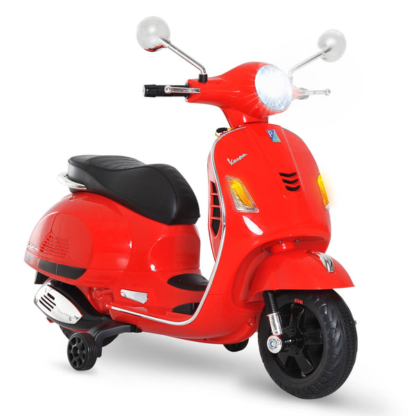 prezzo Moto Elettrica per Bambini Piaggio Vespa GTS 6V Rosso
