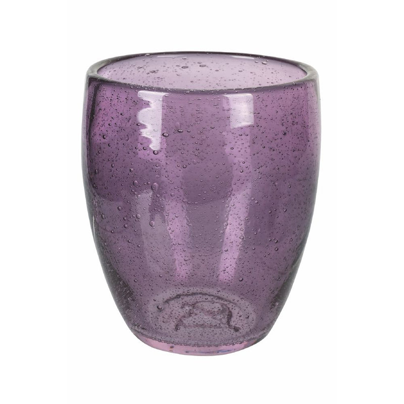 Set 6 Bicchieri Acqua Acapulco Provence in Vetro VdE Tivoli 1996 Viola