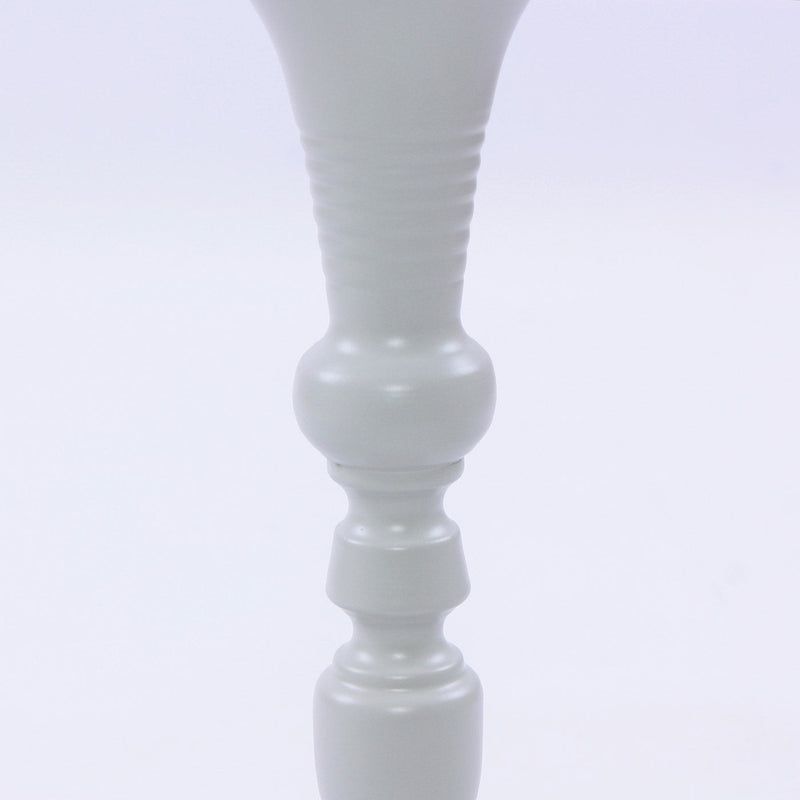 Lampada da Tavolo Ø28xH56 cm in Metallo Grigio