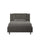 Lit queen size Appia en gris différentes tailles