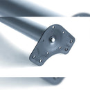 Kit 4 Gambe per Tavolo Regolabili Ø6x83/85 cm in Acciaio Cromato Emuca