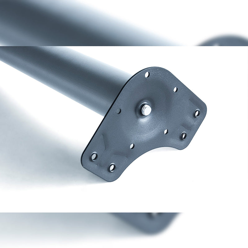 Kit 4 Gambe per Tavolo Regolabili Ø6x83/85 cm in Acciaio Cromato Emuca