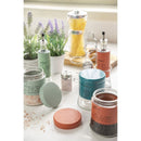 Set 3 Barattoli Sale Zucchero e Caffè 700 ml in Vetro e Metallo VdE Tivoli 1996 