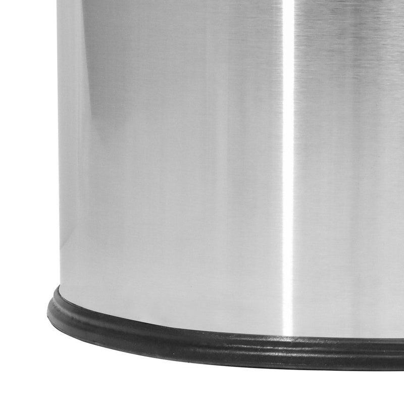Cestino Gettacarte Posacenere Ø30 cm in Acciaio 15L per Interno Esterno