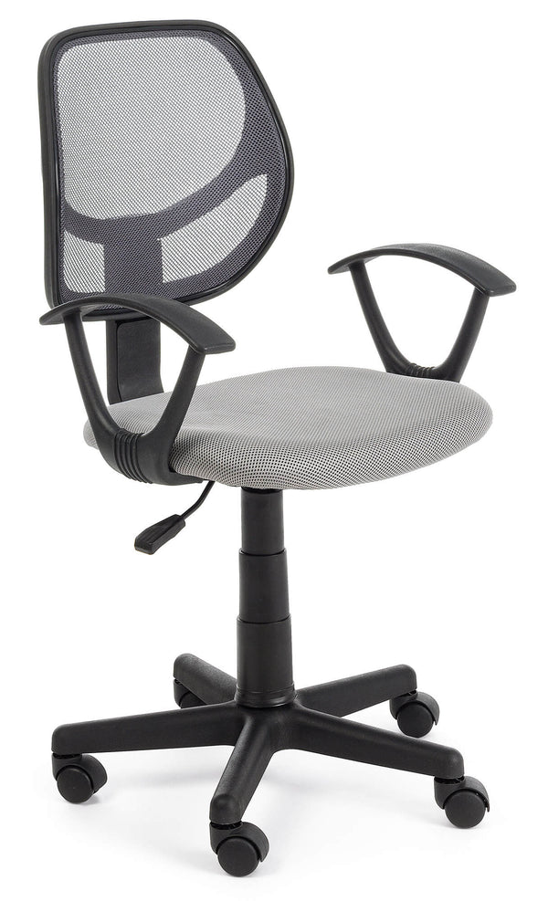 online Chaise de bureau opérative en tissu gris Ella Mesh