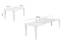 Tavolo Allungabile 130/290x80x76 cm in Melaminico Big Bianco