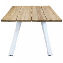 Tavolo Nevis 200x100x74 h cm in Legno Bianco