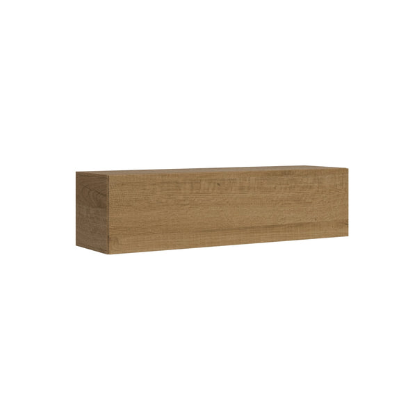 prezzo Meuble TV mural avec porte abattante et passe-câbles 153,6x40x39,5 cm Chêne naturel