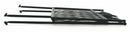 Portariviste Pieghevole in Ferro Battuto 34x34x33 cm Soriani Nero