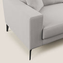 Divano 3 Posti 186x95x91 cm in Tessuto Beige