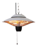 Stufa Elettrica da Soffitto per Esterno 1500W Qlima PEC2015 Silver