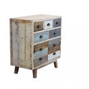 Mobile Clark 80x40x85 h cm in Legno Multicolor