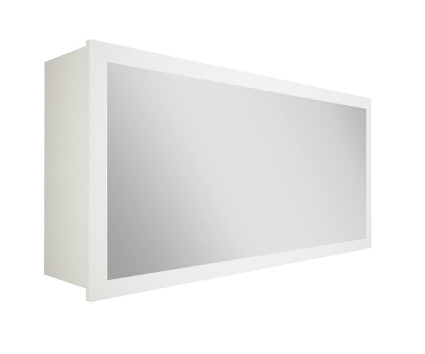 Miroir 1 Porte en Mélamine 100x18x50cm TFT Bali Bianca Miroir online