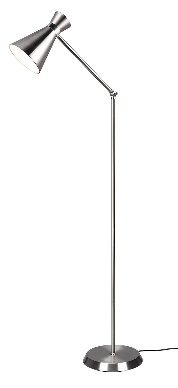 acquista Piantana da Interno Attacco E27 in Metallo Nichel Satinato