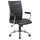 Fauteuil de bureau exécutif en similicuir noir San Francisco de Tosini