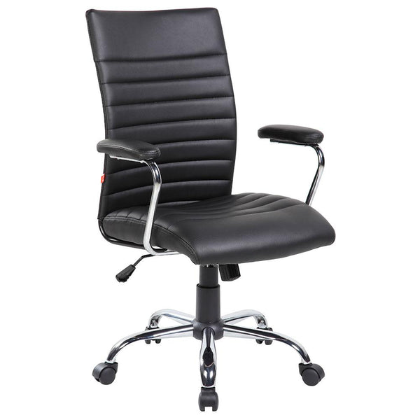 online Fauteuil de bureau exécutif en similicuir noir San Francisco de Tosini