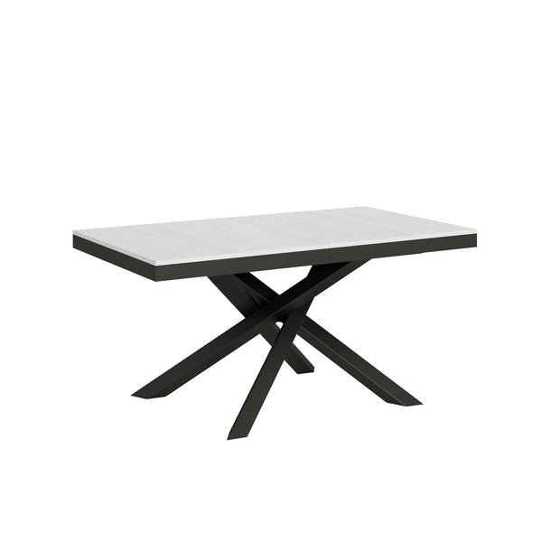 acquista Tavolo Allungabile 160-264x90x80 cm Volantis Evolution Bianco Frassino