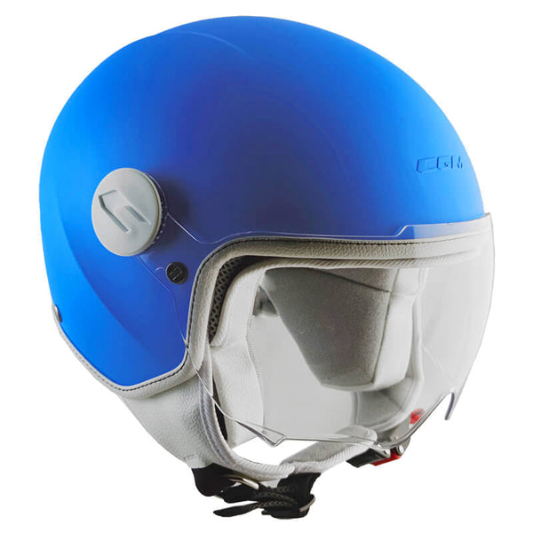 prezzo Casque Demi-Jet Enfant Visière Forme CGM Magic Mono 205A Bleu Mat Différentes Tailles