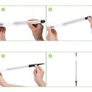 Set 4 Lampade da Giardino Segnapasso H70 1W con Pannello Solare